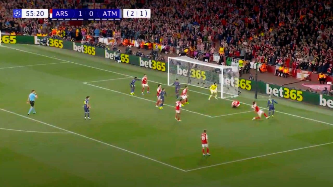 L'audio del fischio chiarisce i dubbi sul rigore non dato all'Atletico contro l'Arsenal: è successivo