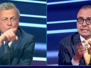 Sabatini e Trevisani litigano in diretta per colpa di Allegri: “Espatria!”, “Ti devi arrendere”