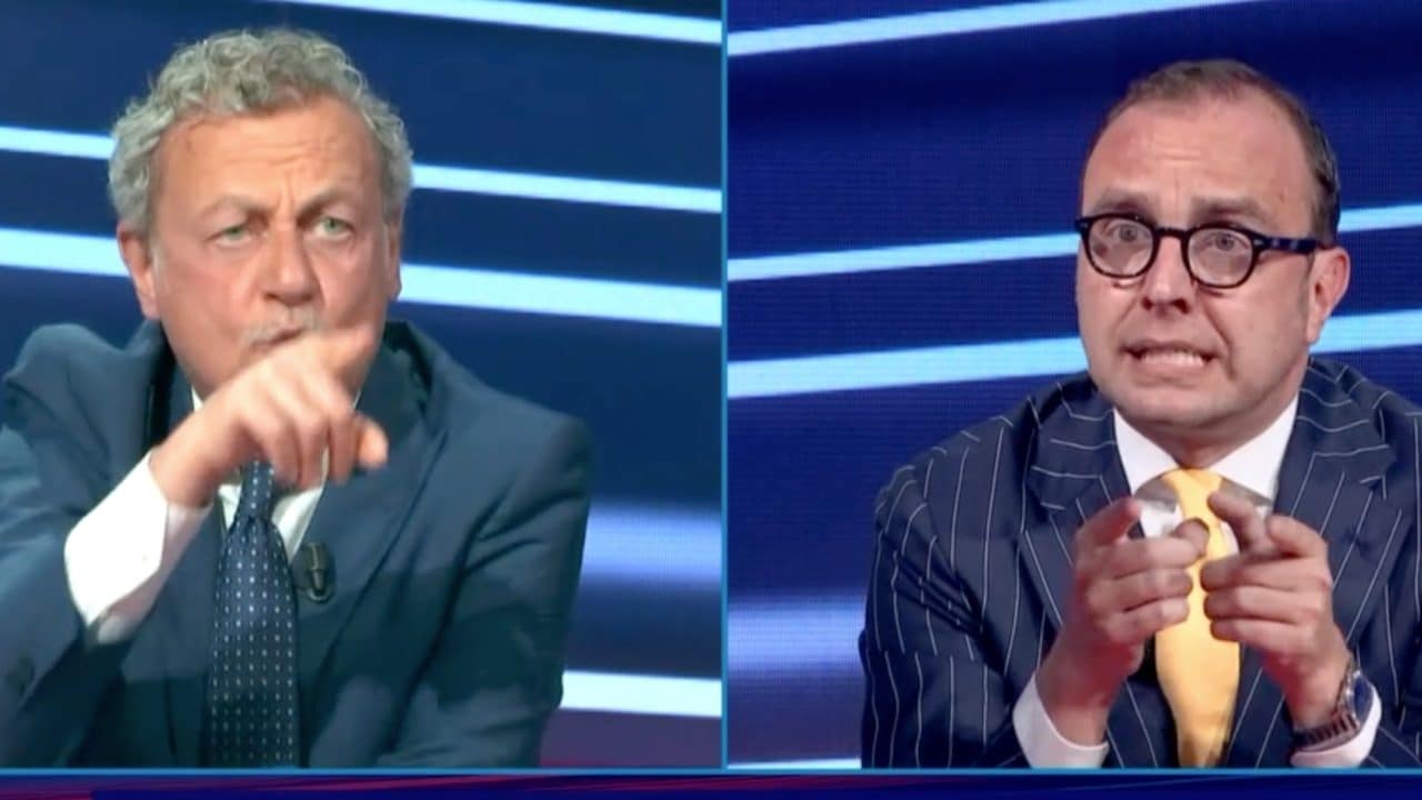 Sabatini e Trevisani litigano in diretta per colpa di Allegri: “Espatria!”, “Ti devi arrendere”