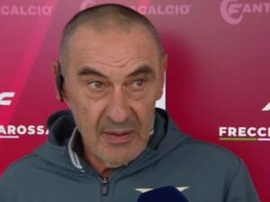 La sfuriata di Sarri sul derby: “Se giocano domenica non vengo, non presenterei nemmeno la squadra”