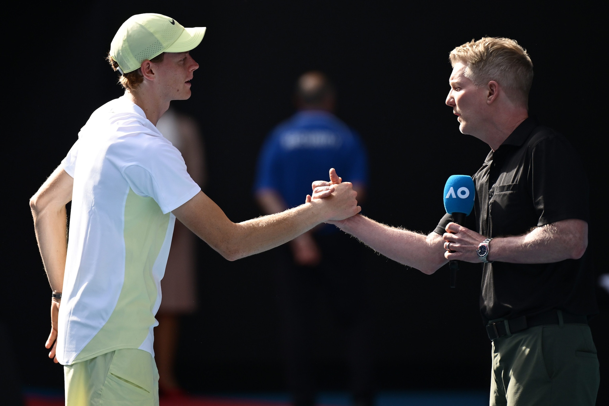 Jannik Sinner e Jim Courier