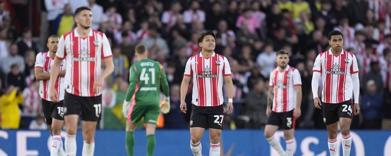 I giocatori del Southampton.