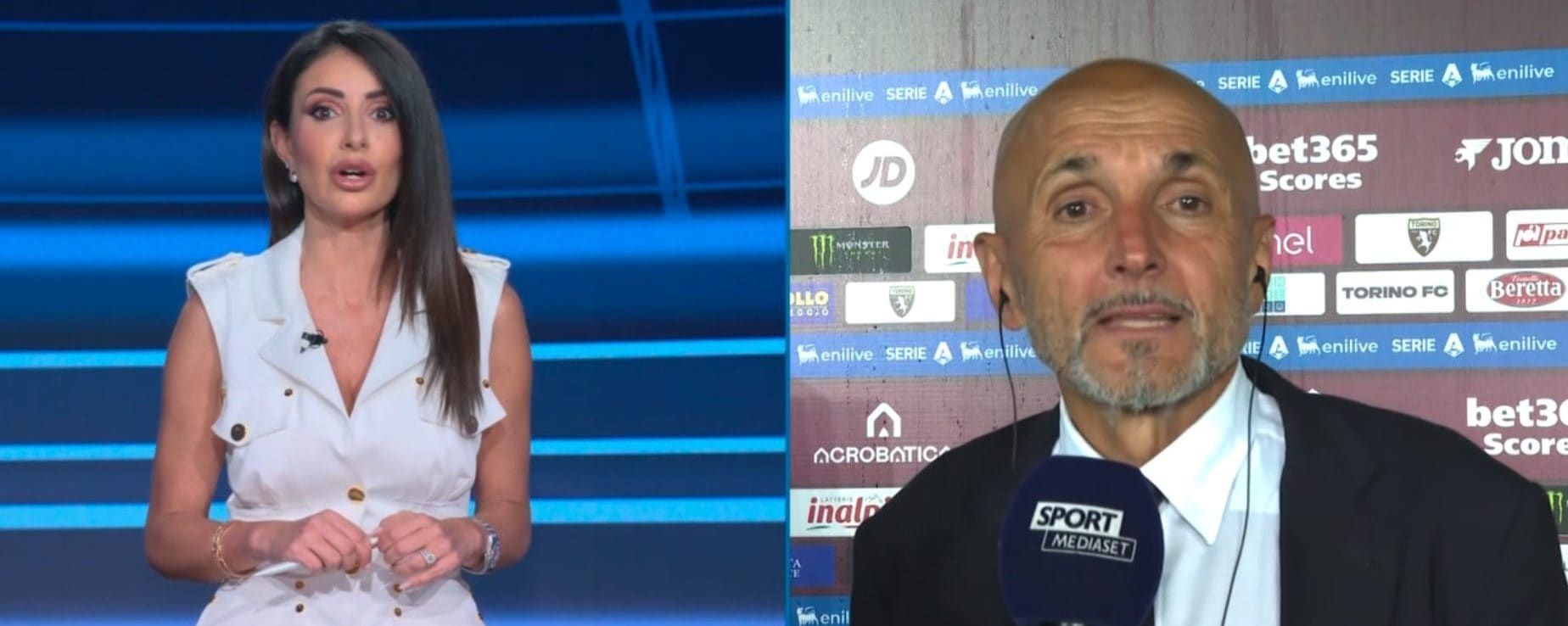 La reazione sorpresa di Monica Bertini alle parole di Luciano Spalletti