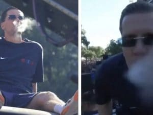 Szczęsny è l’anima della festa del Barcellona tra svapo, risate e cibo sul bus: è il vero mattatore