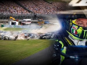 La 3 Ore di Monza di Valentino Rossi dura solo 3 giri: BMW ko in pit lane dopo il maxi-incidente al via