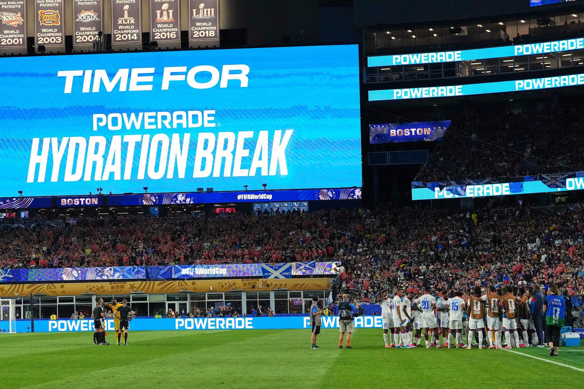Gli "hydration break" stanno avendo un impatto sul gioco e sulla match analys