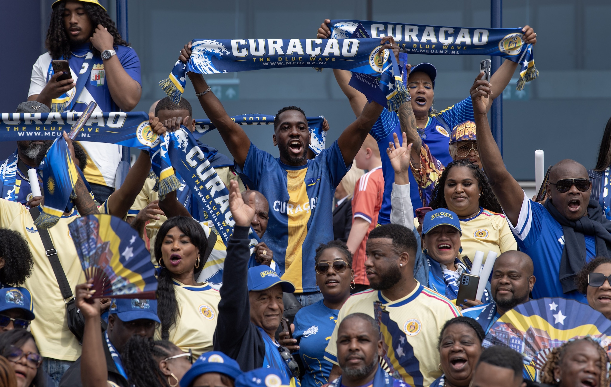i tifosi di Curacao.