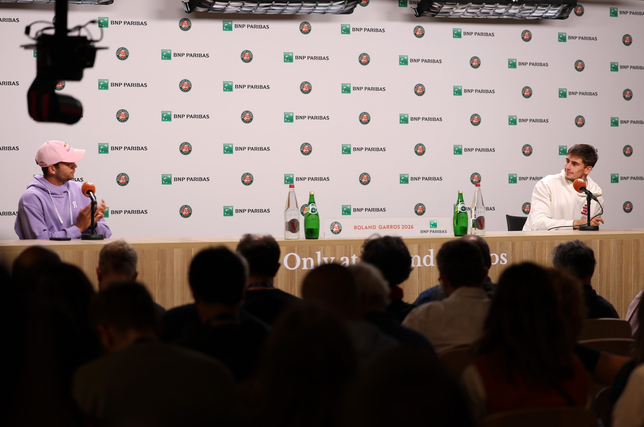 Arnaldi e Cobolli insieme in conferenza