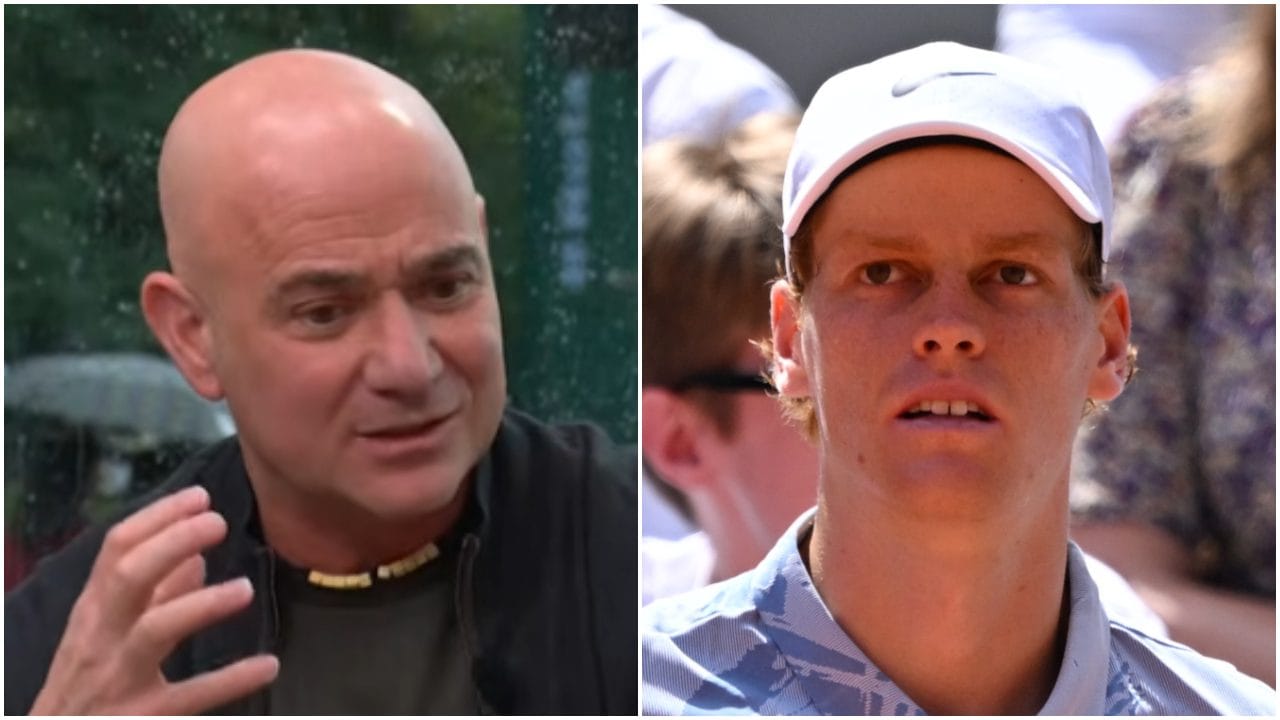 Il sospetto di Agassi su Sinner al Roland Garros: "Non hai scuse se sbatti contro un muro dopo un'ora e 45"