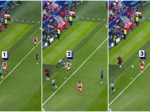 Le immagini delle tattiche dilatorie dell’Arsenal in finale di Champions: l’arbitro Siebert li stronca