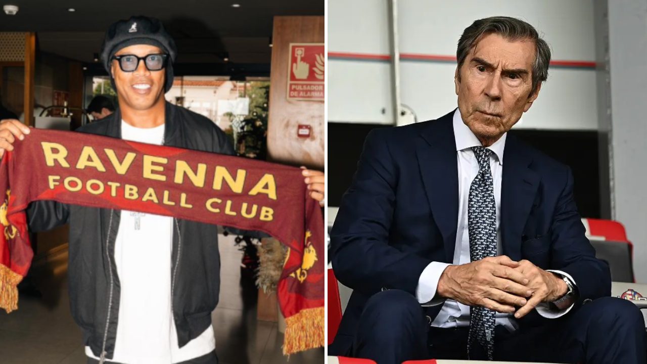 Ronaldinho al Ravenna ma non giocherà, Braida: "Ha 46 anni, magari fosse ancora in grado di farlo..."