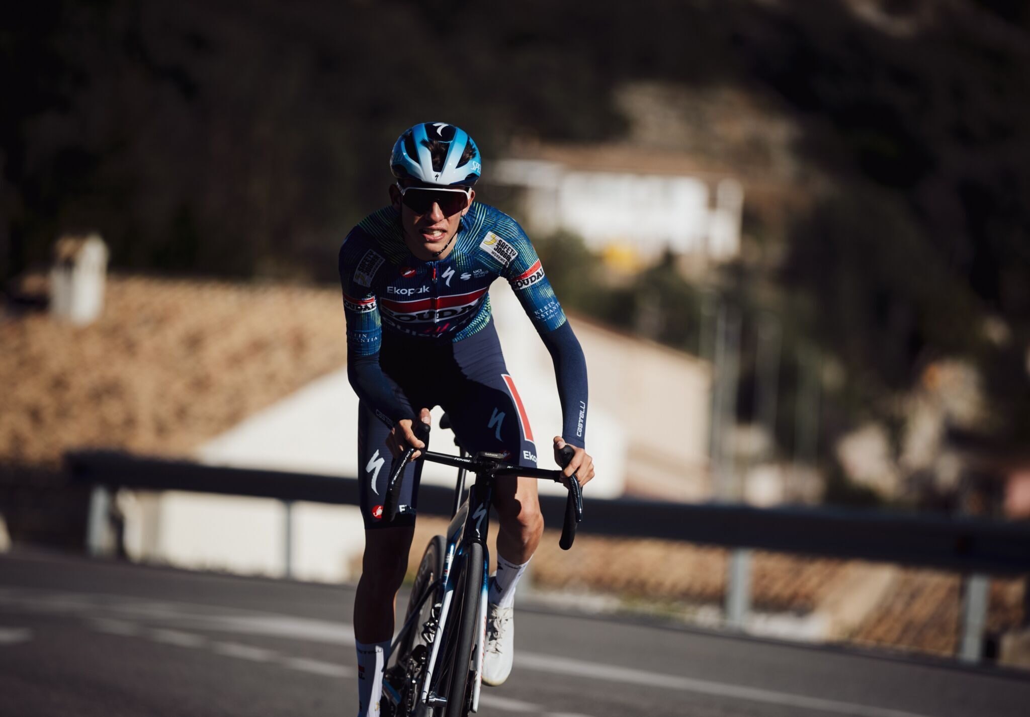 Henrique Bravo in azione con la maglia della Soudla Quick–Step: il brasiliano è l’avversario n.1 di Lorenzo Finn