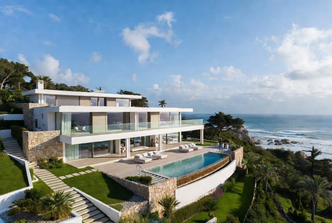 Uno dei rendering online che riprendono la nuova tenuta di Cr7 in Portogallo