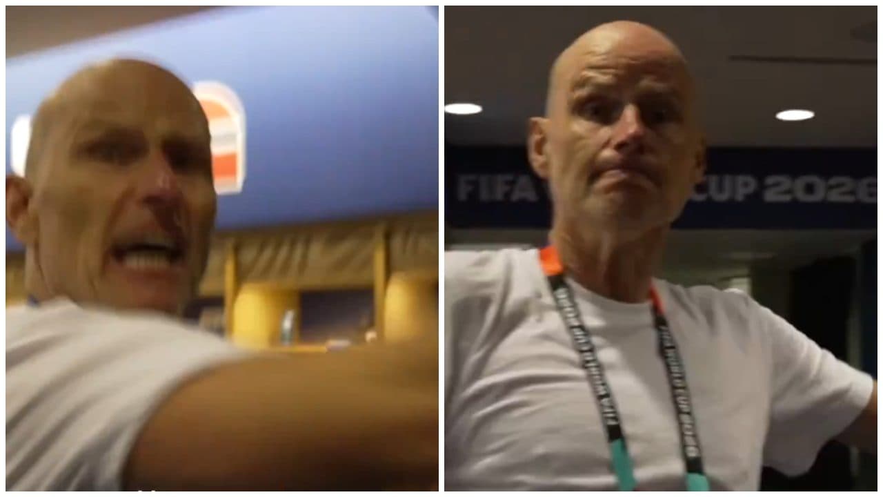 Solbakken incontenibile: calci e pugni alla telecamera negli spogliatoi dopo la vittoria della Norvegia
