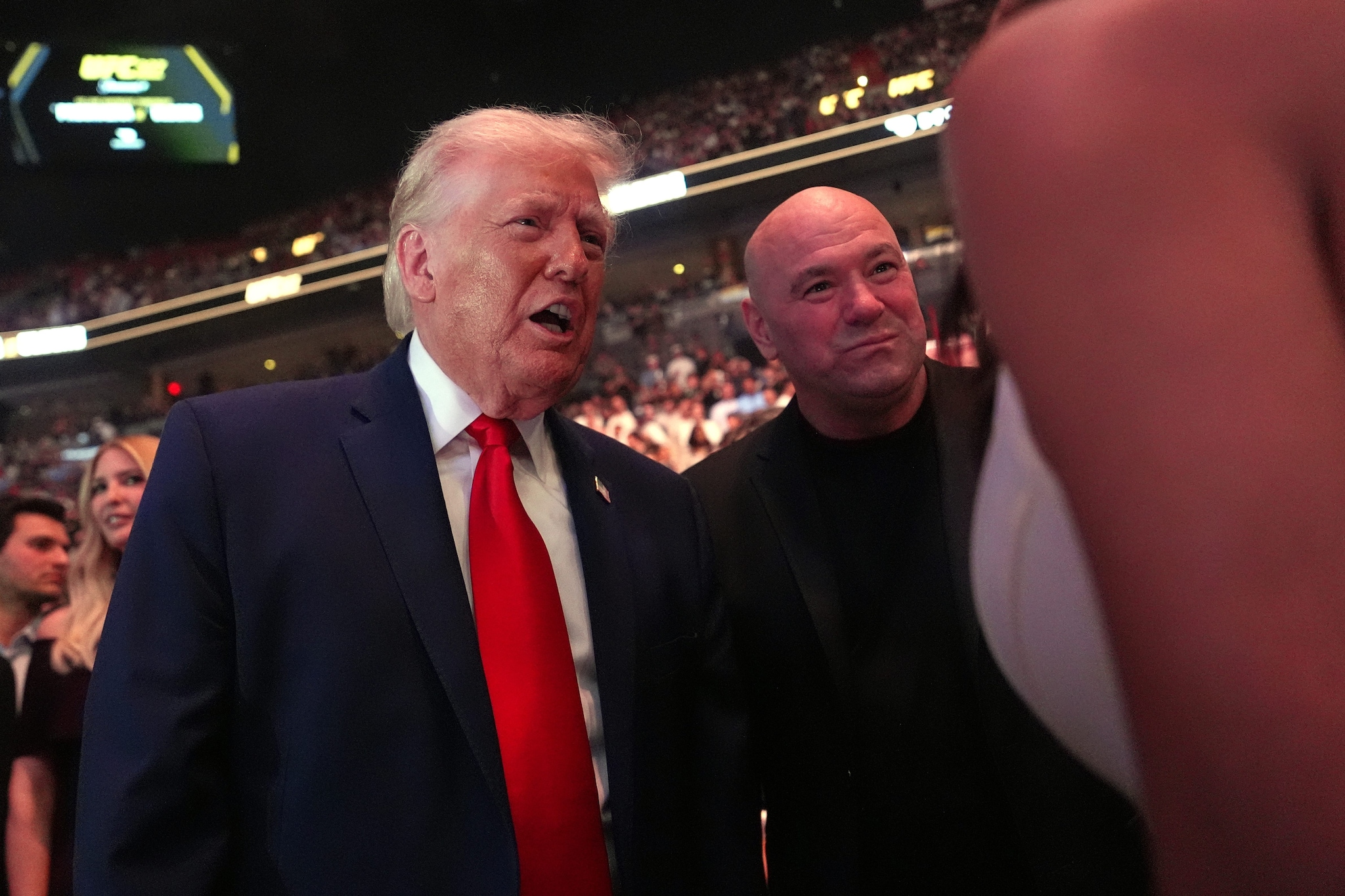 Donald Trump insieme a Dana White: sono amici da oltre 20 anni