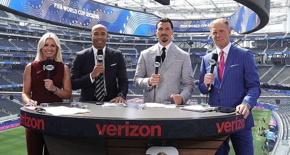 Zlatan Ibrahimovic commenta i Mondiali 2026 per Fox Sports.