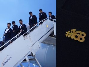L’Iran sbarca ai Mondiali con la spilla 168 in ricordo delle
