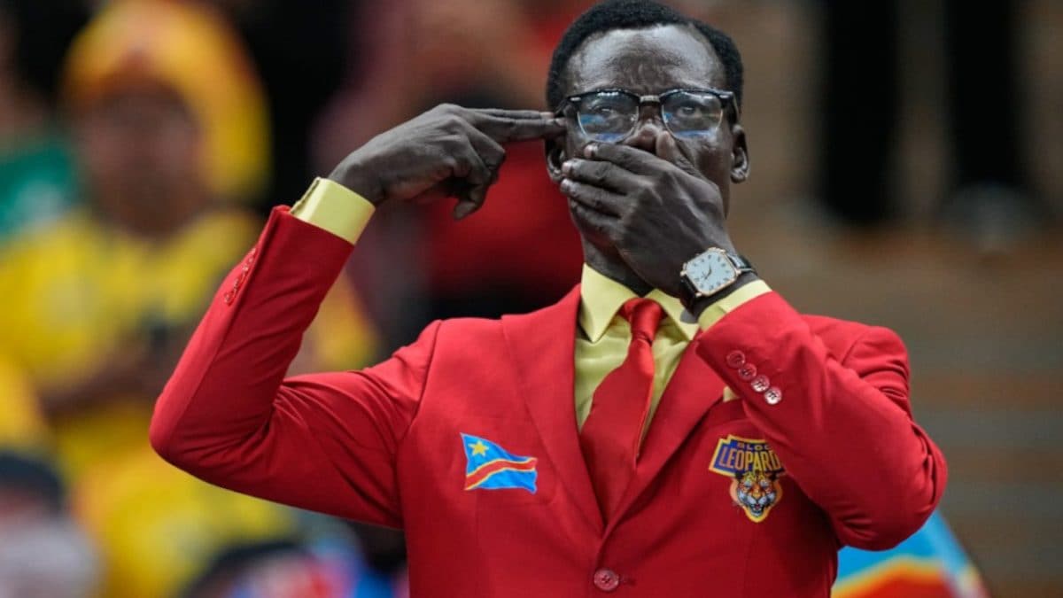 Il tifoso congolese noto come Lumumba Vea ha fatto il suo esordio ai Mondiali in Colombia–Congo