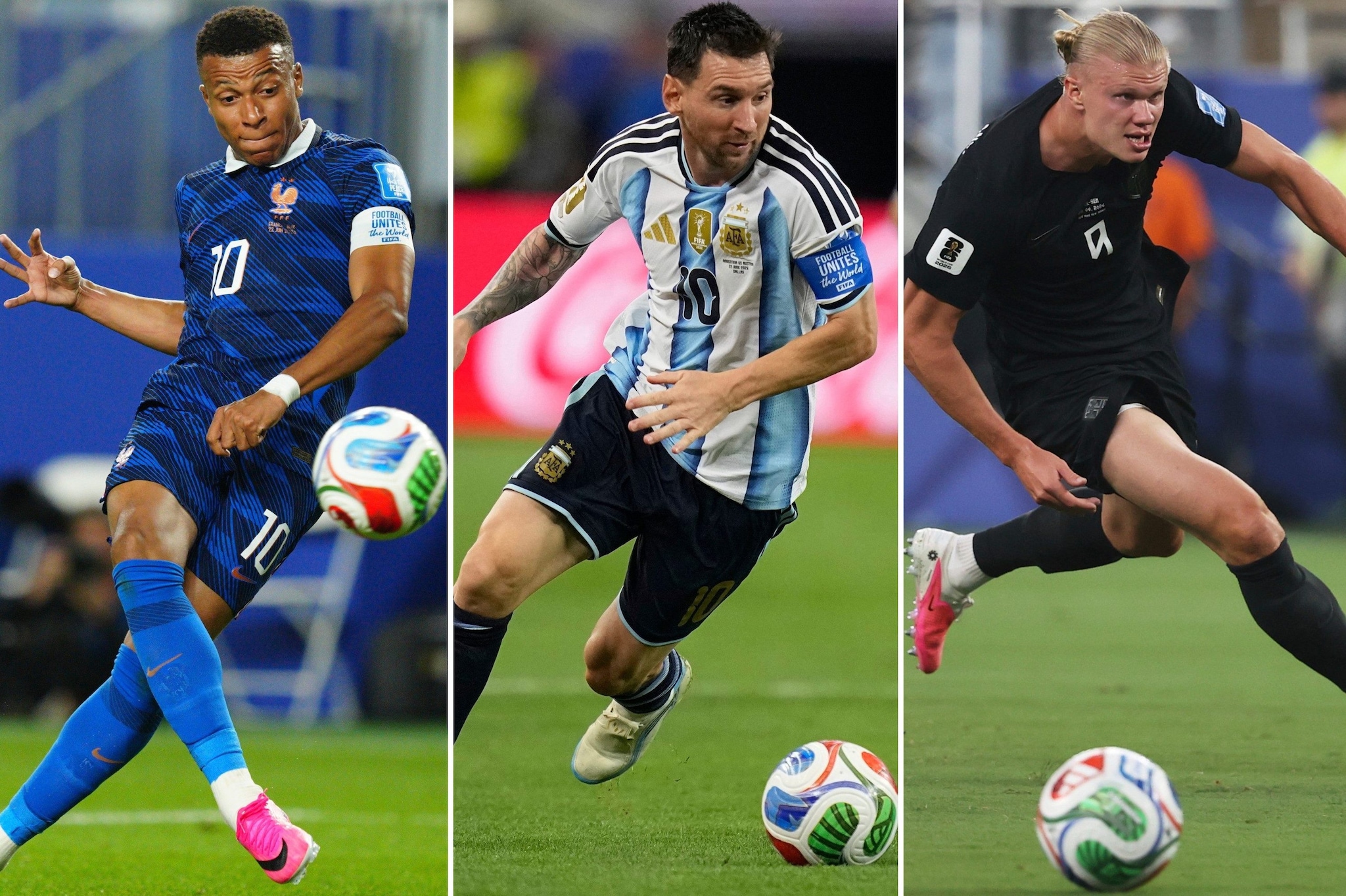 Mbappe, Messi e Haaland le stelle dei Mondiali 2026.