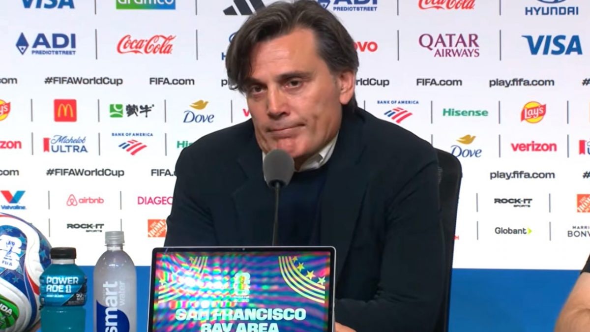 Vincenzo Montella infastidito in conferenza post Turchia–Paraguay che gli potrebbe costare il ruolo di CT