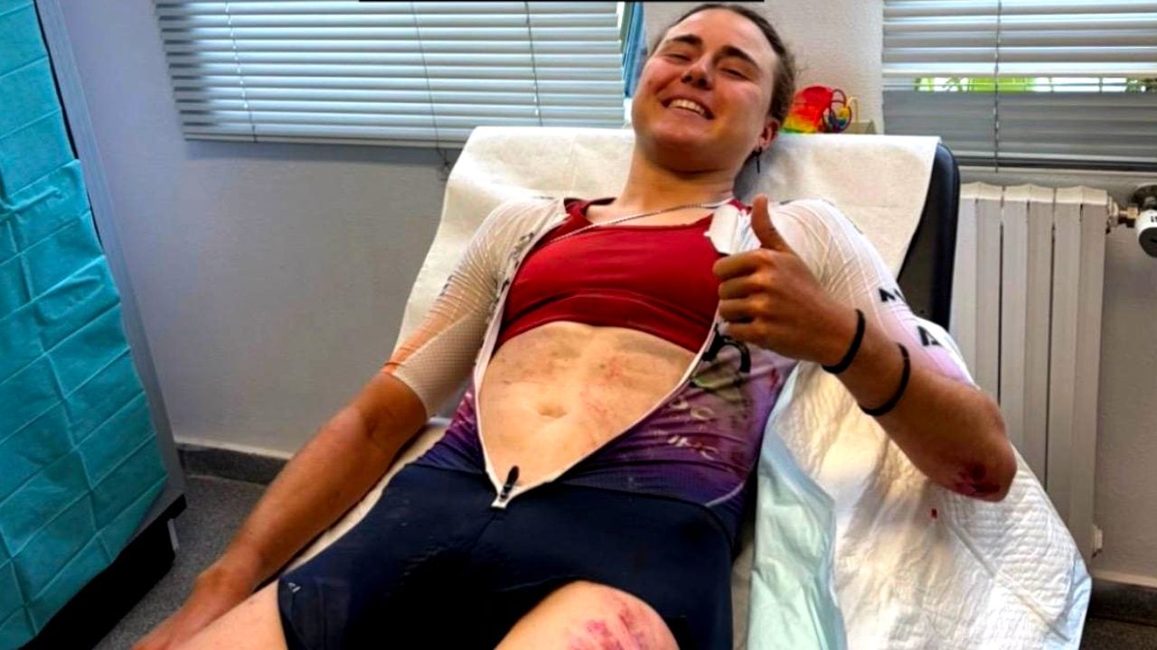 Paula Blasi eroica: cade, ma dopo 7 ore in ospedale e 4 punti di sutura corre i Campionati Nazionali