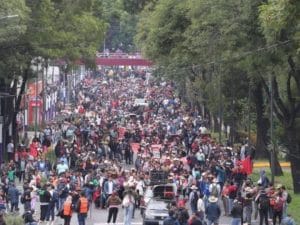 In Messico gli insegnati protestano prima del via 
