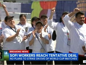 Mondiali, scongiurato lo sciopero dei lavoratori al SoFi Sta