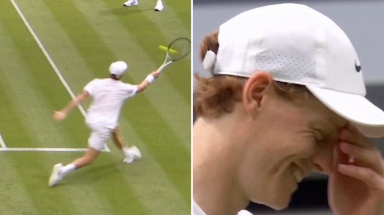 Jannik Sinner si allena con Djokovic a Wimbledon e ride di se stesso: ha fatto un colpo pazzesco