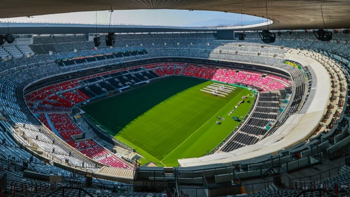 Lo stadio Atzeca che ospiterà Messico–Sudafrica, partita inaugurale dei Mondiali 2026.