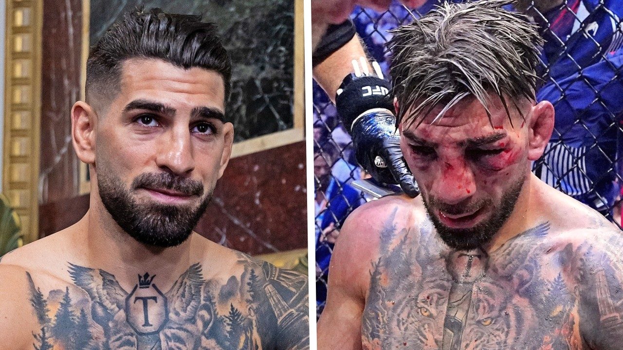 Ilia Topuria sfigurato da Gaethje nell'evento UFC alla Casa Bianca: "Ha una frattura all'osso orbitale"