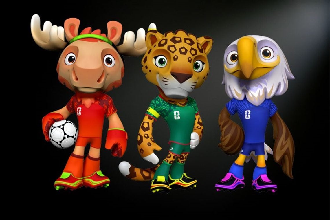 Ogni mascotte ha una storia a sé: Mapple è un portiere, Zayu è un attaccante, Clutch un trequartista