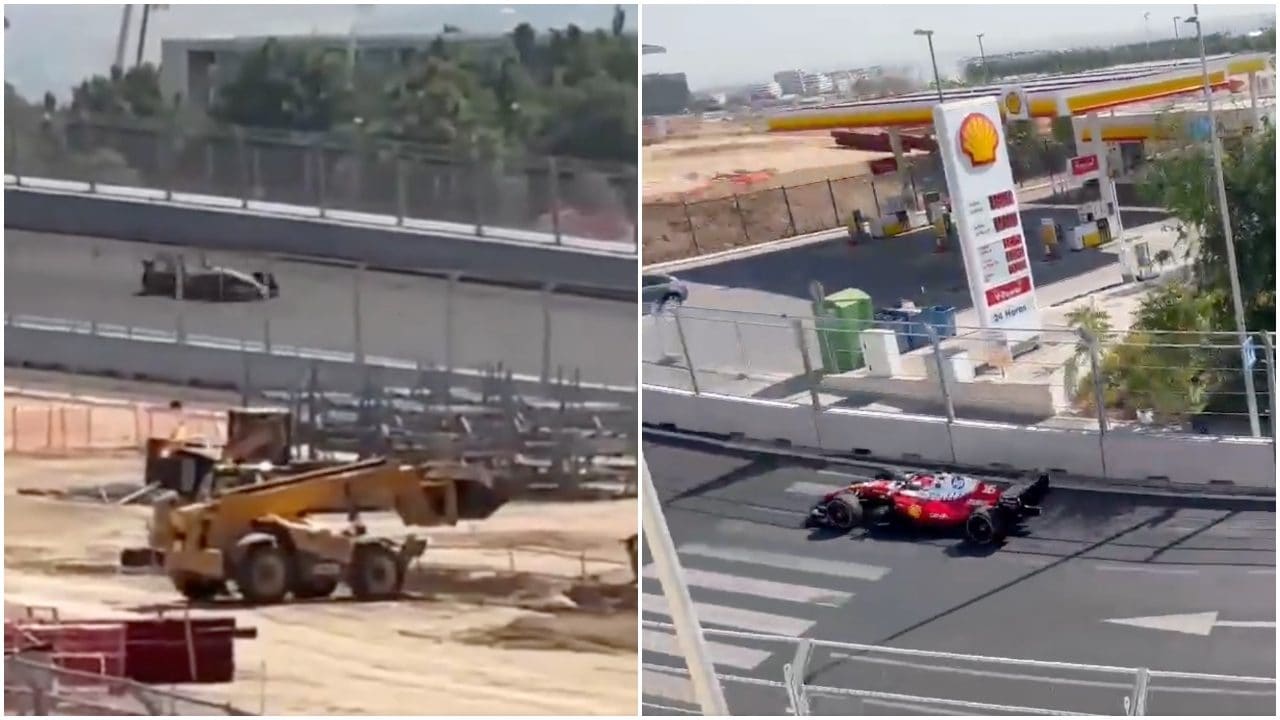 Perché la Ferrari F1 corre a Madrid tra pompe di benzina e ruspe che spalano la terra: una mossa astuta