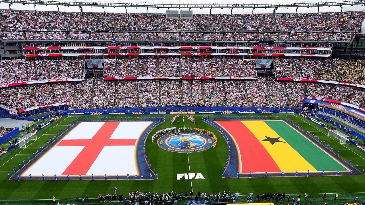 Il pre–match di Inghilterra–Ghana.