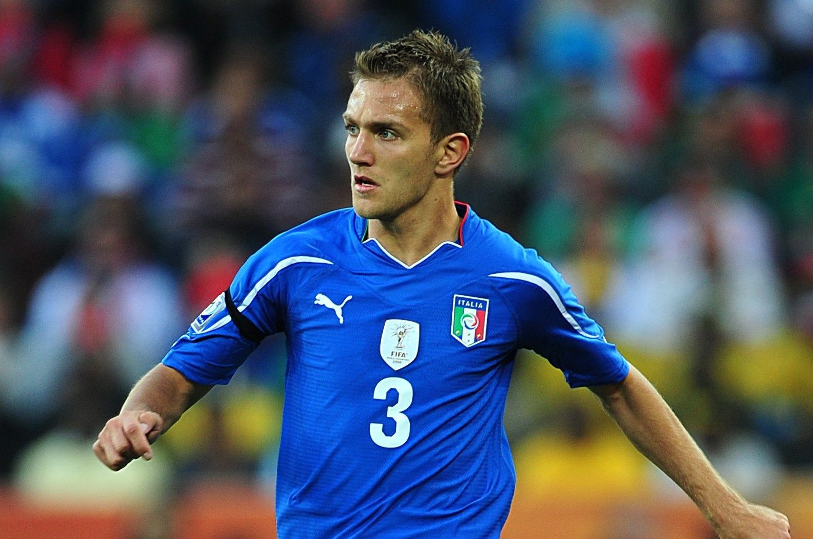 Criscito con la maglia dell’Italia: l’ha indossata 26 volte