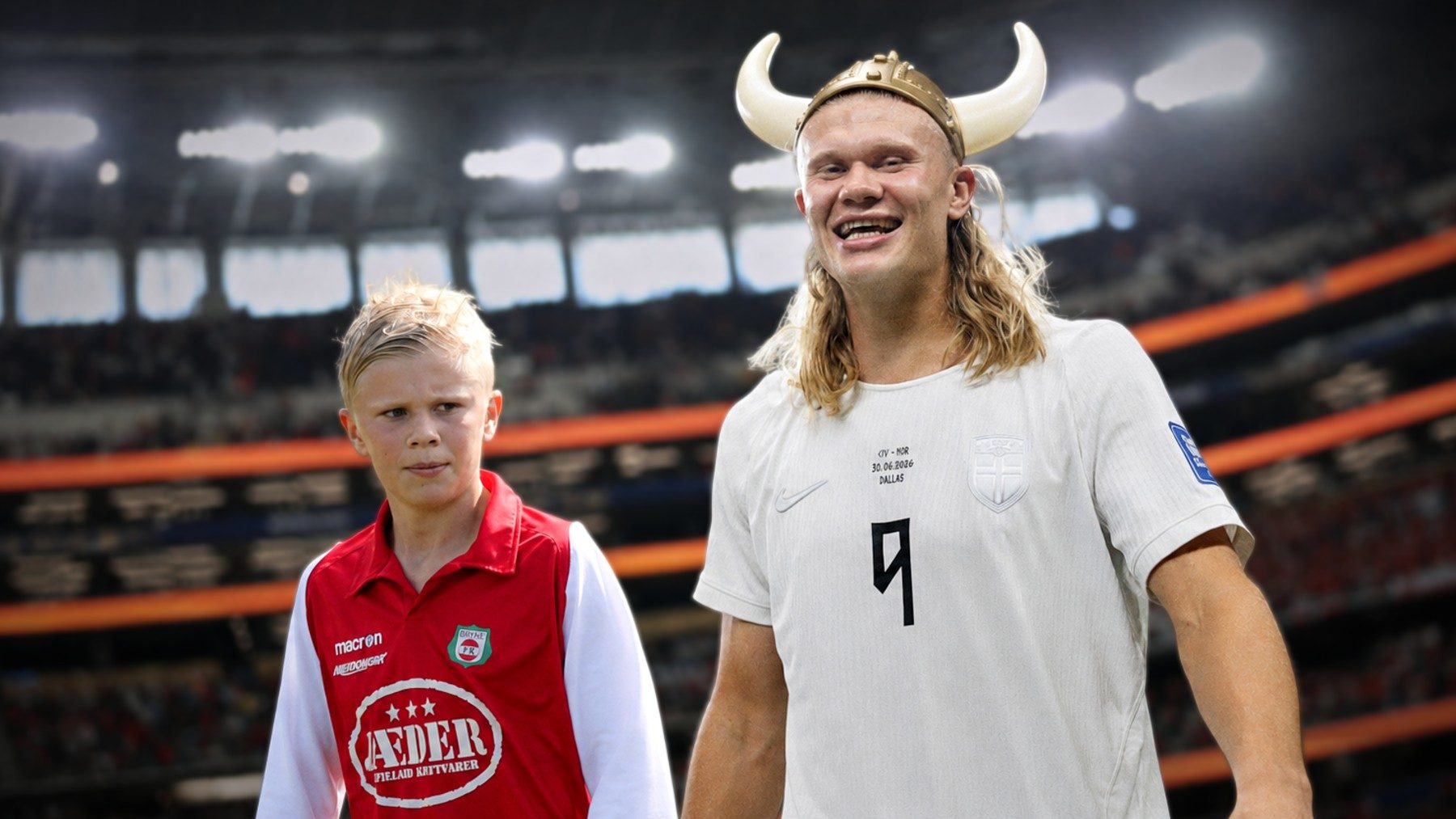 Erling Haaland, con i suoi gol ha fatto sognare l'intera Norvegia, fermatasi ai quarti di finale
