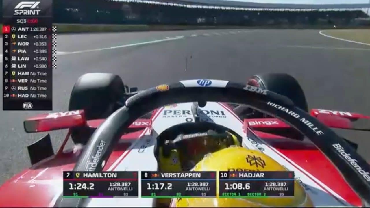 Lewis Hamilton e l'inaspettata mini-pole Ferrari a Silverstone con brivido finale: sbanda all'ultima curva
