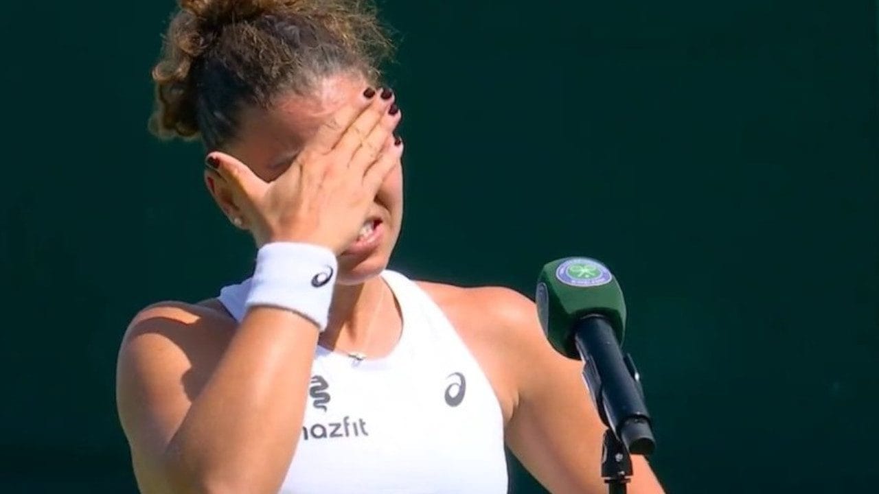 Jasmine Paolini scoppia a piangere a Wimbledon: “Ultimi mesi difficili. La salute è la prima cosa”