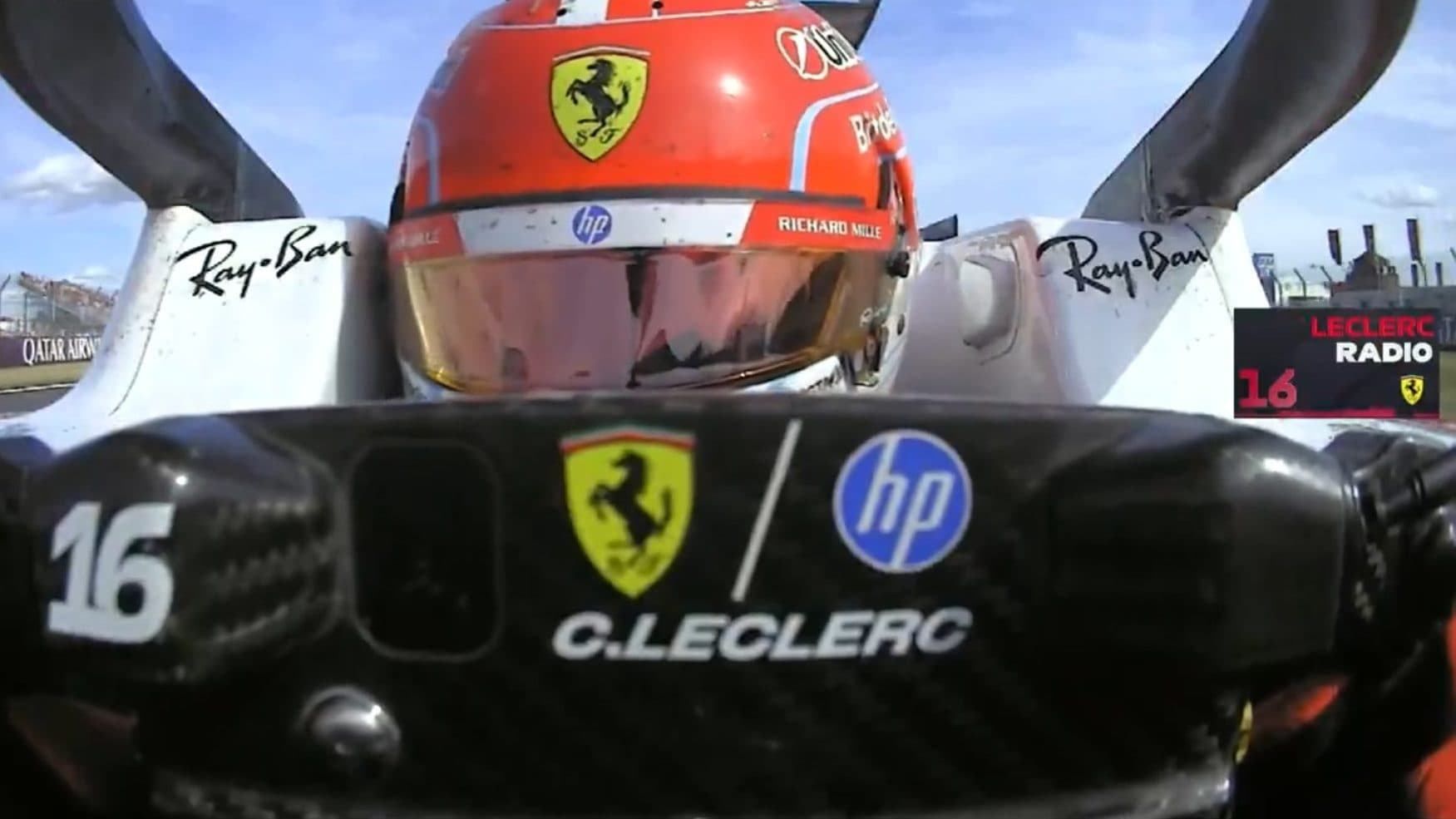 Leclerc emozionato in radio a Silverstone ringrazia due uomini in particolare: chi sono Andrea e Johannes