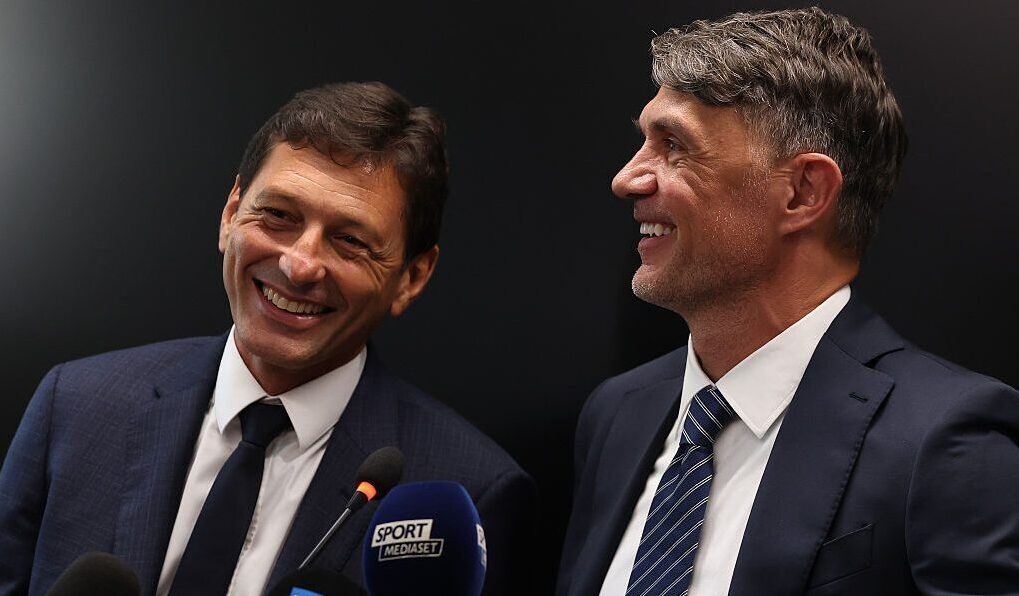 Leonardo e Paolo Maldini, responsabili dell'area tecnica della FIGC: potrebbero già abbandonare i rispettivi incarichi