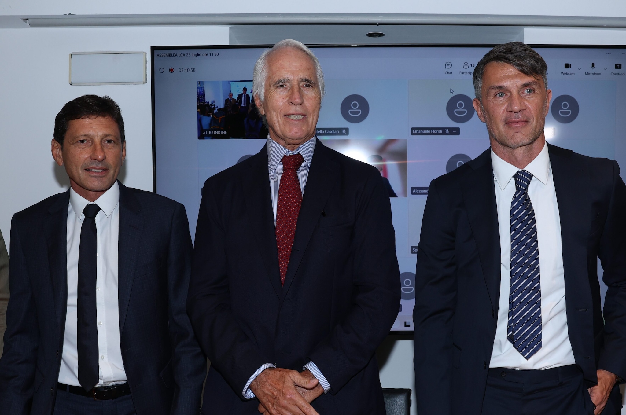 Malagò con Maldini e Leonardo: l'idillio in FIGC è durato pochissimo, il caso Pirlo ha distrutto tutto