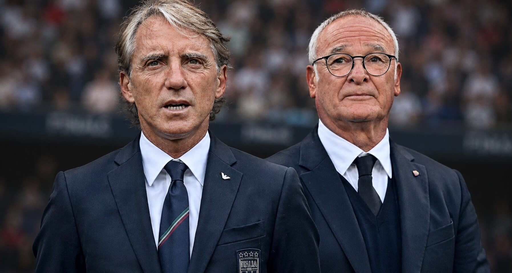 Italia, Mancini e Ranieri in conferenza, la presentazione: "Ho sbagliato e mi dispiace per ciò che accadde 3 anni fa"