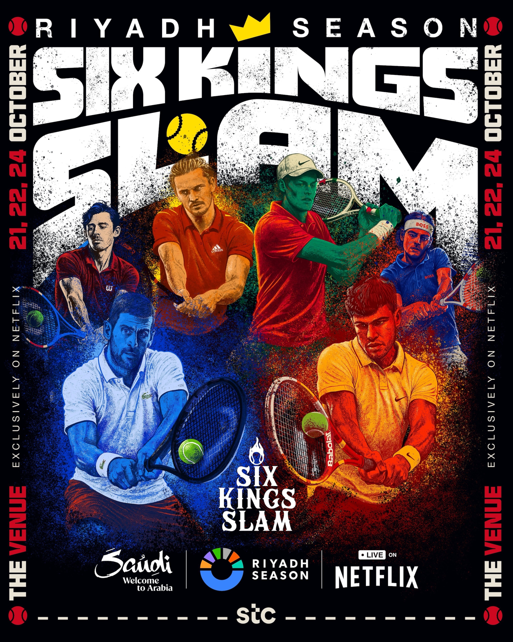 Il manifesto ufficiale del Six Kings Slam 2026