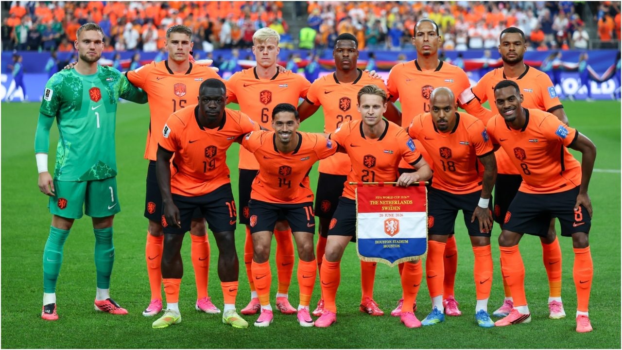 Una formazione dell'Olanda ai Mondiali 2026.