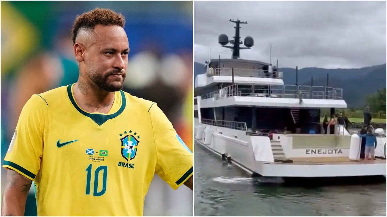 Neymar si regala uno yacht da 19 milioni dopo l'eliminazione dai Mondiali: ha 6 suite e un eliporto