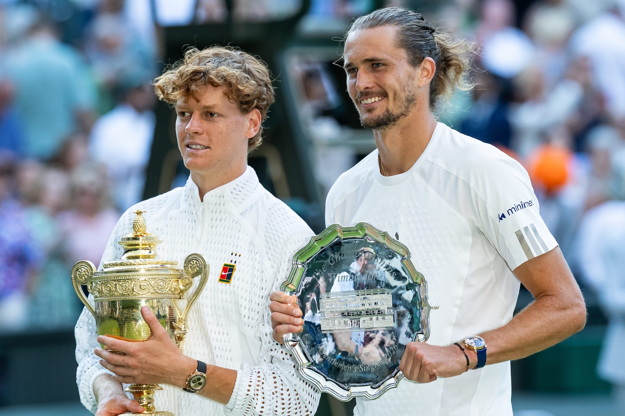 Sinner in finale ha battuto Zverev in quattro set