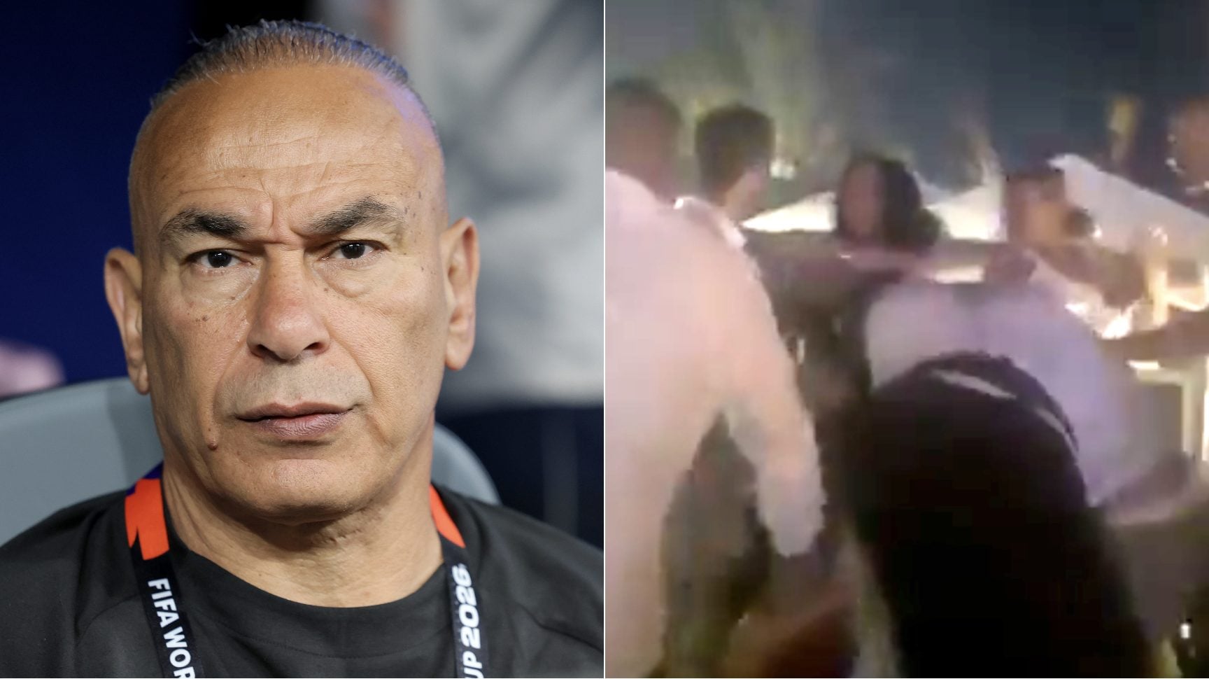 Hossam Hassan in ospedale dopo la rissa tra le mogli: capelli tirati e sedie volanti, follia nel resort