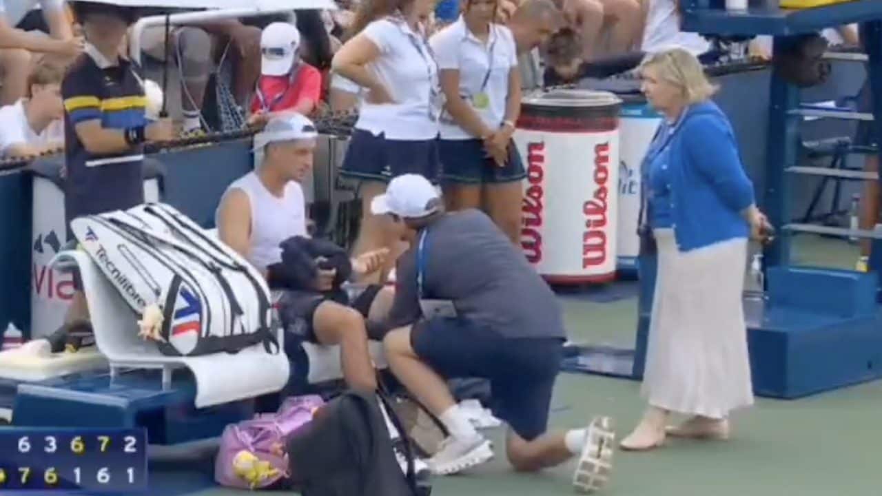 Atmane furioso agli US Open contro il fisioterapista che non lo cura: "Non fare lo stupido, torna qui"