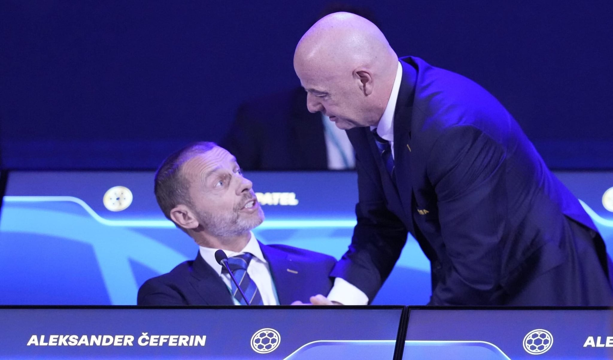 La UEFA di Ceferin è andata allo scontro totale con il presidente FIFA.