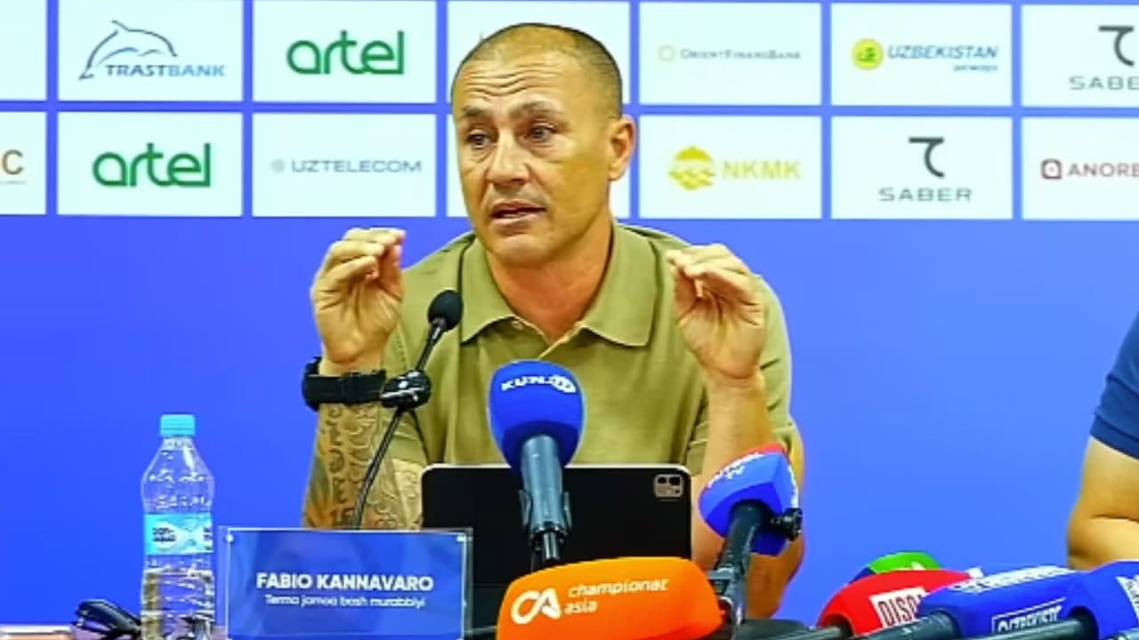 Fabio Cannavaro lancia sospetti in Uzbekistan: "La nazionale aveva una talpa al suo interno, io sono straniero"