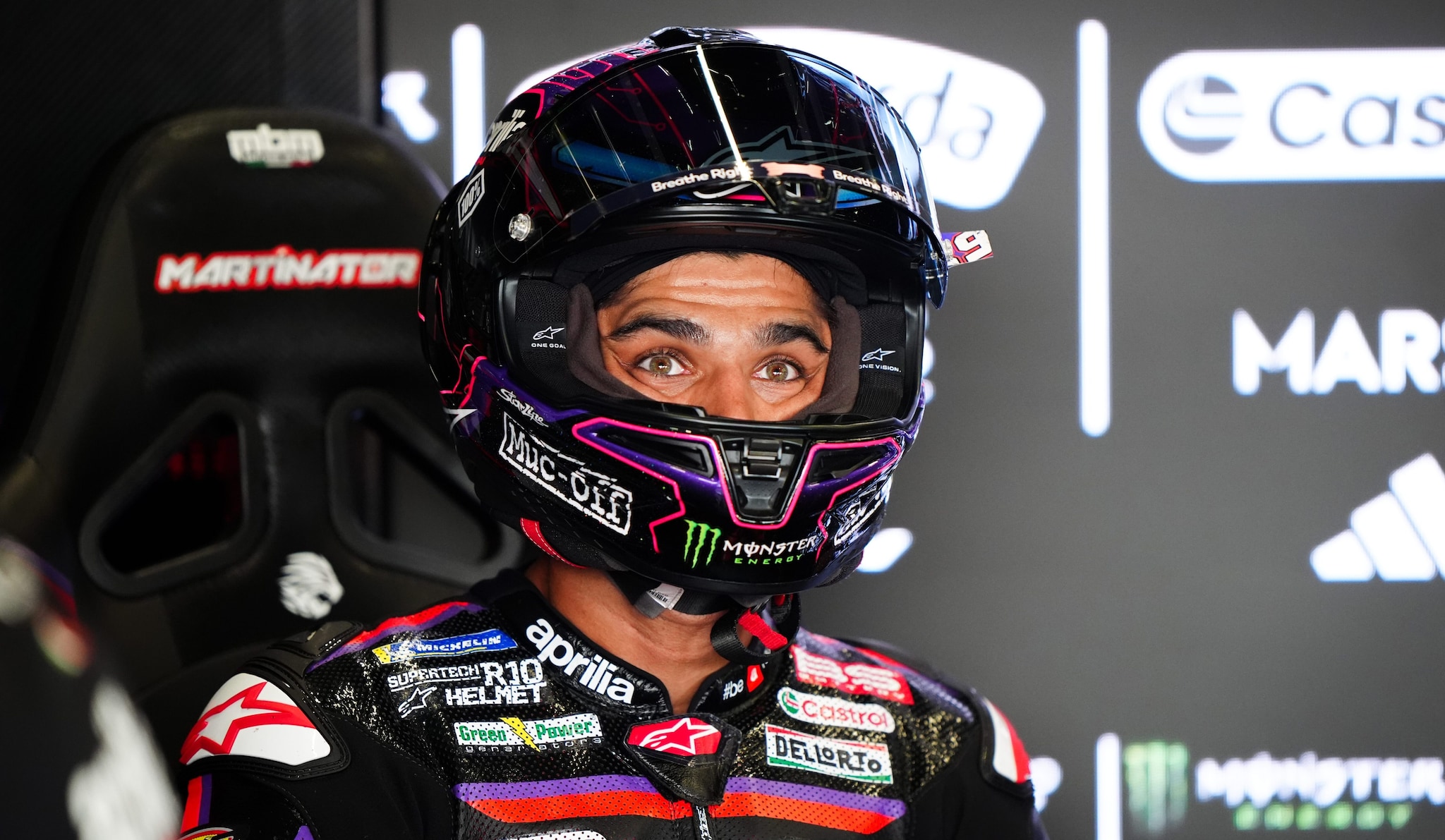 La griglia di partenza del GP Silverstone di MotoGP: Jorge Martin in pole, prima fila tutta Aprilia
